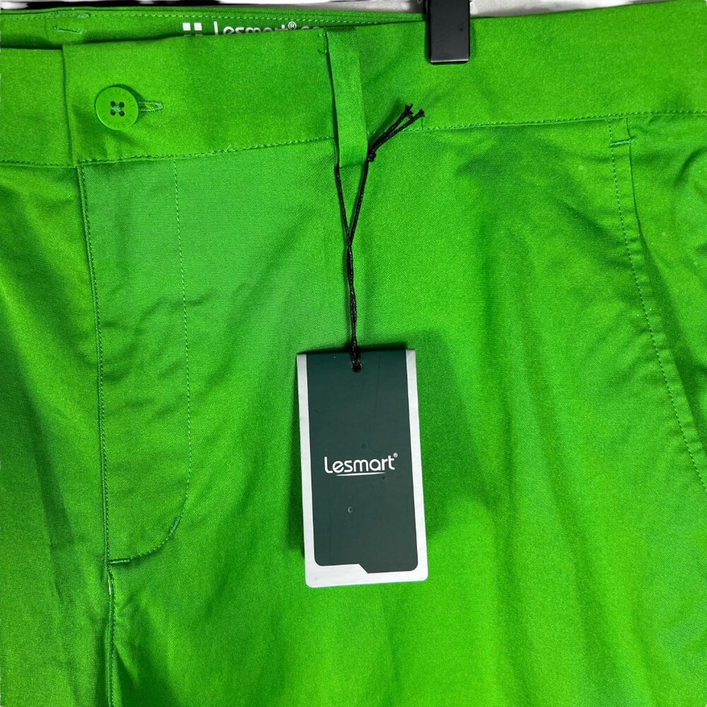 NWT Lesmart Men's Ultimate 365 Quick Dry Golf Shorts in Green Dri-Fit Size 40 - Picture 2 of 10